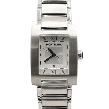 MONTBLANC 7048 プロファイル 29MM クォーツ スチール メンズ 時計 64893 157899336 [P]