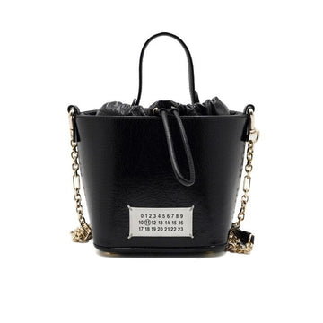 MAISON MARGIELA 5ac S61WG0035 5AC schwarze Bucket Bag Tote Bag und Schultertasche Crossbody 157899876 [P]
