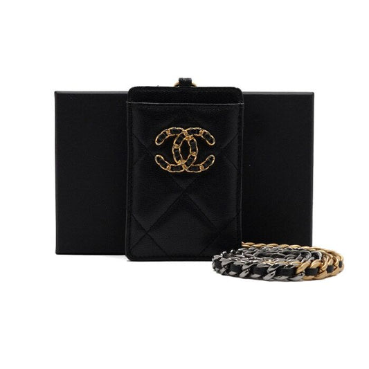 CHANEL Chain Card Wallet Necklace AP1745 19 157913332 [P]