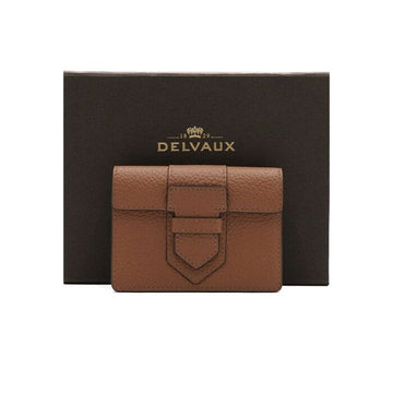 Delvaux Presse Trifold Taurillon Leather Card Holder AB0561AQY085YDO 157913740 [P]