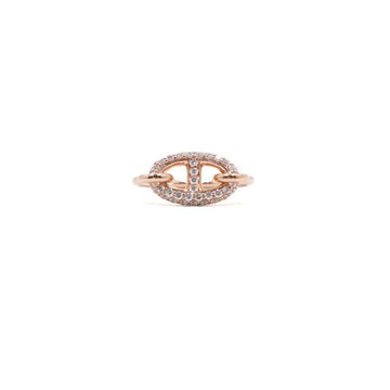 HERMES ファランドール 045カラット 48Pダイヤモンド レディース リング 12号 157914280 [P]