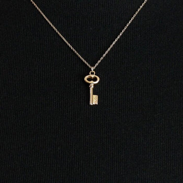 TIFFANY & CO Oval Mini Schlüssel Anhänger Halskette aa64894 157914343 [P]