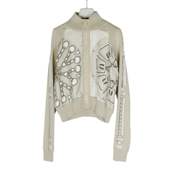Hermes Wool Silk Zip Jacket 14650 157933453 [P]