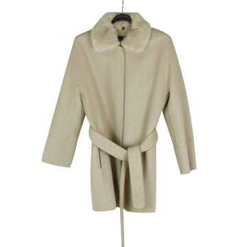LORO PIANA Kaschmir-Mink-Fell-Gürtelmantel 14632 157933460 [P]