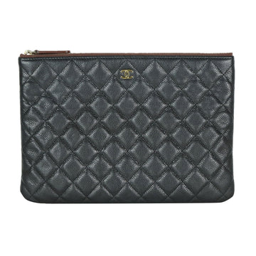 CHANEL Klassische Caviar Clutch A82545 14637 157936339 [P]