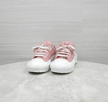 Louis Vuitton Pink Squared Sneakers 1A9S0M 157242522 [P]