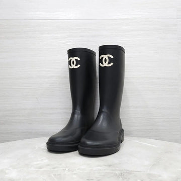 CHANEL Regen Gummistiefel G39620 157946558 [P]