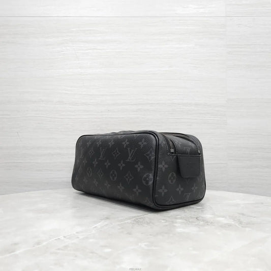 LOUIS VUITTON Monogram Eclipse Canvas Dop Kit Pouch M46354 157950333 [P]