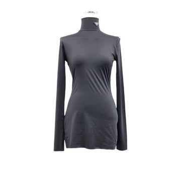 Prada Triangle Logo Jersey Turtleneck Top Knit PRB040813 151516000 [P]