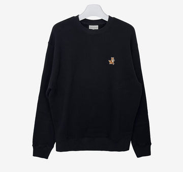 MAISON KITSUNE MM00313 Fleece-Pullover L Schwarz Baumwolle PA0U8QHB 157954639 [P]