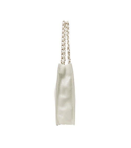 CHANEL アイボリービッグCCチェーンショルダーバッグ 63177 157977199 [P]