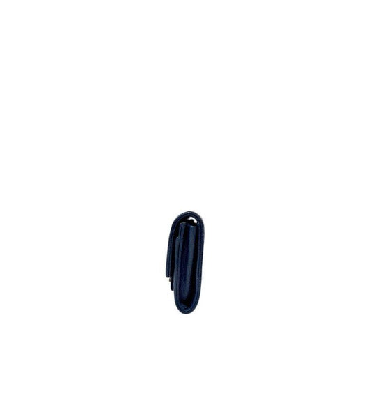 CHANEL ネイビー キャビアスキン カード財布 60355 157978072 [P]