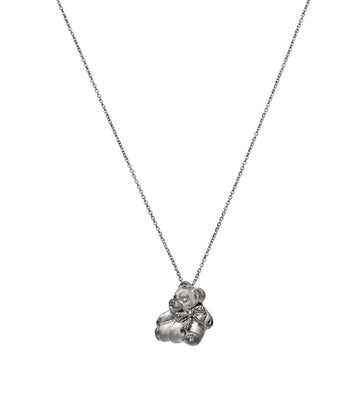 Tiffany & Co Teddy Bear Silver Necklace 63805 157978790 [P]