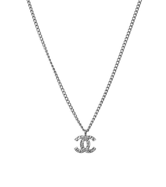 CHANEL パール CC シルバーネックレス 63267 157978803 [P]