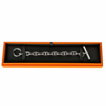 CHANEL Chained Silver Bracelet 14660 157979278 [P]