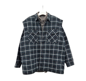 BALENCIAGA Layered Denim Shirt Jacket 557357 151516604 [P]