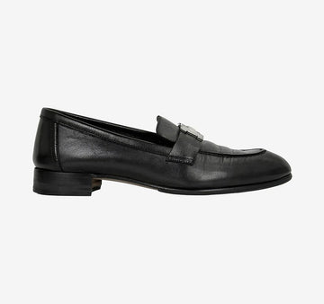 HERMES パリ ローファー ブラック B0920K142 153392617 [P]