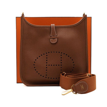 HERMES Evelyne 29 Schultertasche und Umhängetasche in Gold H056277CC37 157985445 [P]