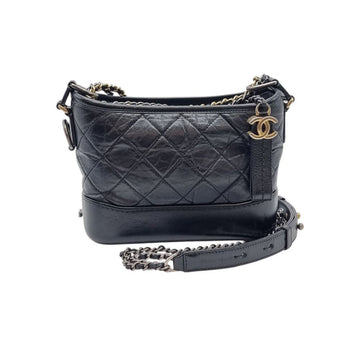 CHANEL Gabrielle Hobo Bag Black 27 CHB061831 151516663 [P]