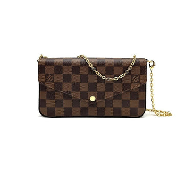 LOUIS VUITTON Pochettte Felicie Damier Crossbody Bag B1214K223 151516931 [P]