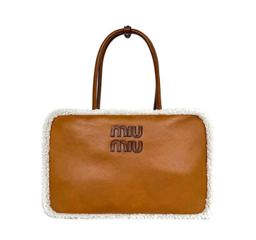 MIU MIU ボーシアリングトップハンドルボウリングバッグ F8XWX08L 155947618 [P]