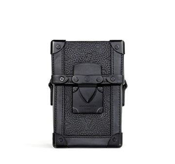 LOUIS VUITTON ウェアラブルトランク財布モノグラムブラック M82077 155947679 [P]