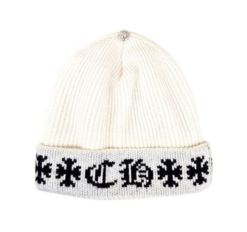Chrome Hearts Big Daddy Cashmere Beanie White 155762033 [P]