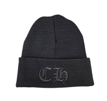 CHROME HEARTS Unbenutzte Watch Cap Beanie Schwarz UW4X9MES 155762058 [P]