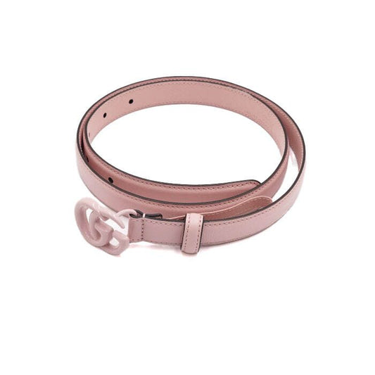GUCCI ライトピンク GG マーモント シン 2cm レディース ベルト 409417 157312230 [P]