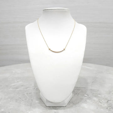 TIFFANY & CO 18K Gelbgold Smiley Klein Anhänger Halskette 158044063 [P]