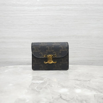 Celine Triomphe Flap Card Wallet 10N062DB7 158055006 [P]