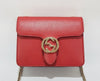 GUCCI 510304 インターロッキング スモール ショルダーバッグ レッド 66480582 [P]
