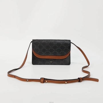 CELINE Trio Wallet on Strap Damen Crossbody Bag 158059295 [P]