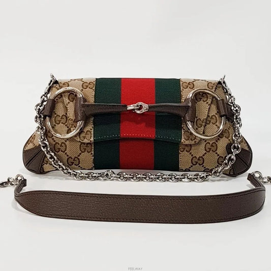 GUCCI ホースビット チェーン ショルダーバッグ 764339 158059374 [P]