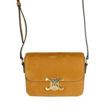 Celine Kapskin Tin Triomphe Shoulder Bag Crossbody 188423 14689 158071813 [P]
