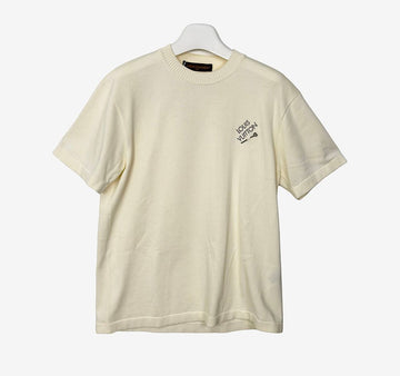 LOUIS VUITTON Kurzarm-T-Shirt Größe S Creme 7BOAQ5T9 157529892 [P]