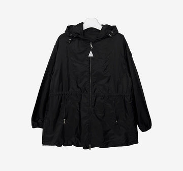 MONCLER Ungebrauchter Wet-Hooded-Jacket Schwarz Y114JBEU 157570134 [P]