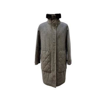Loro Piana Cashmere Zip-Up Coat B129K271 152324561 [P]