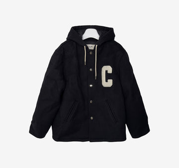 Celine Logo Patch Hooded Jacket 2V04L553R 157570091 [P]