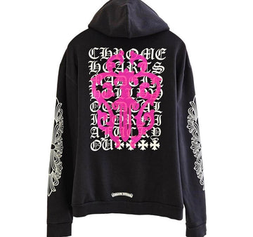 Chrome Hearts Ichart Dagger Floral Hooded Zip-Up Black D5ECZYI2 155451081 [P]