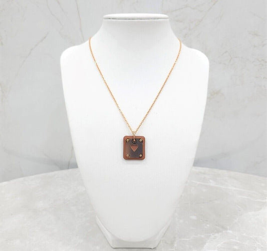 Hermes Ace of Hearts Necklace 110713579 [P]