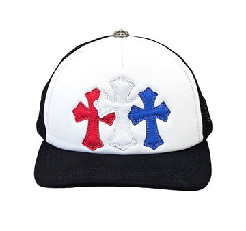 CHROME HEARTS Unbenutzte Semetery Trucker Cap Lederpatch B1222C261 156178671 [P]