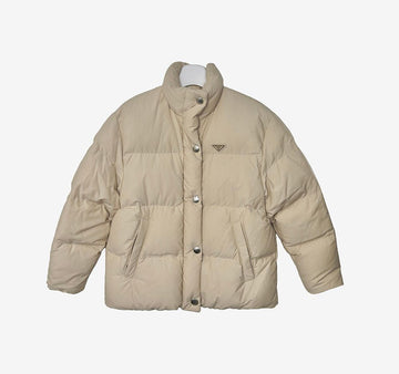 PRADA Technische Daunenjacke mit Dreiecklogo 29Z131 38 Beige 157547776 [P]