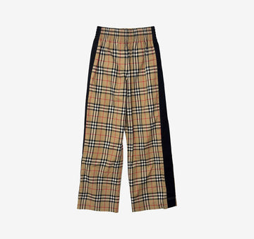 BURBERRY Seitenstreifen Baumwollweite Bundhose 8040597 157569057 [P]