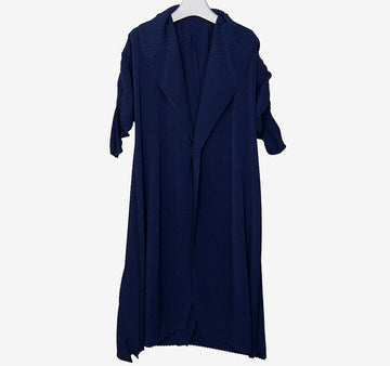 ISSEY MIYAKE Falt-Longcardigan Blau CUGD7QD3 157569539 [P]