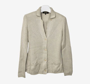 LORO PIANA カーディガン ベージュグレー V7FTIPSJ 157569534 [P]