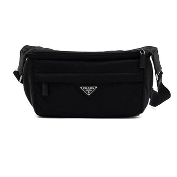 PRADA 2VH994 Black Re-Nylon Biker Medium Herren Crossbody Bag 158116291 [P]