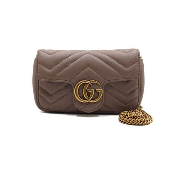 GUCCI Matelassé Leder Super Mini Bag Crossbody aa65613 158116298 [P]