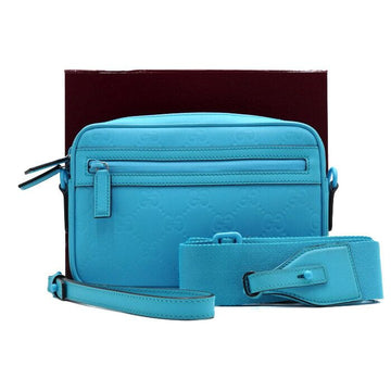 GUCCI ブルーラバーGGスモールクロスバッグ 771293 158116312 [P]