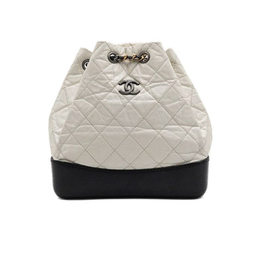 CHANEL ホワイトカーフスキンガブリエルスモールウィメンズバックパック A94485 158116317 [P]